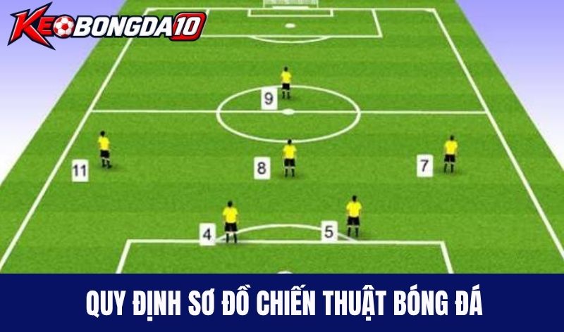 Quy định liên quan đến Sơ đồ chiến thuật bóng đá