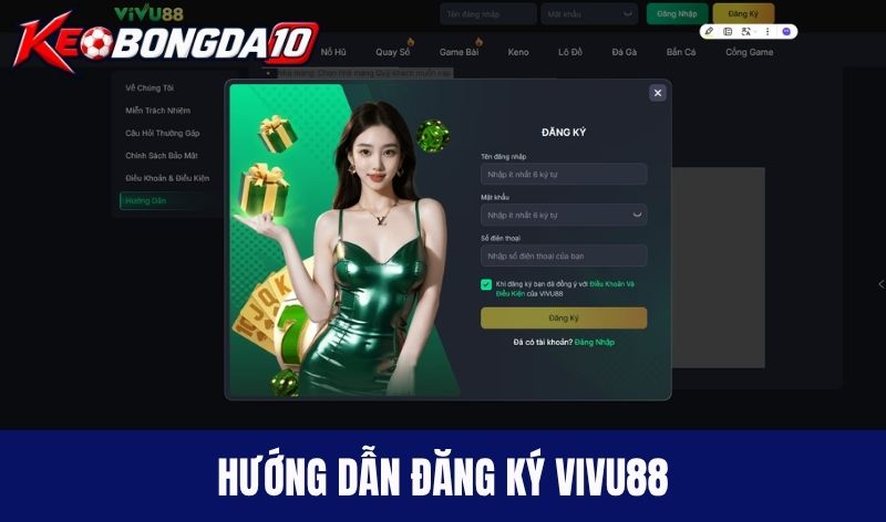 vivu88 huong dan dang ky Hướng dẫn chi tiết cách đăng ký Vivu88