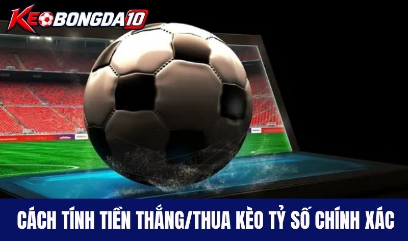 Cách tính tiền thắng/thua kèo tỷ số chính xác